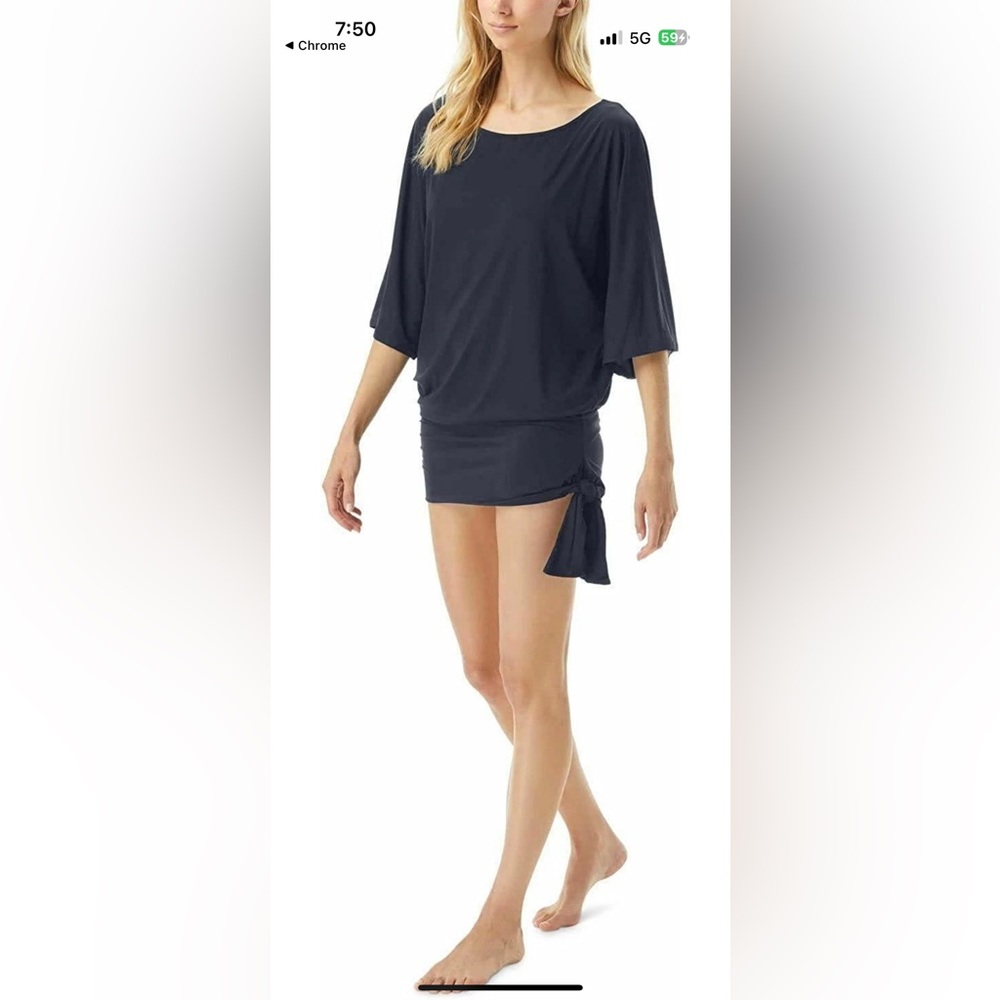 ✨ Sparkle or Swim: Michael Kors NavyDress/Coverup (2X) ✨